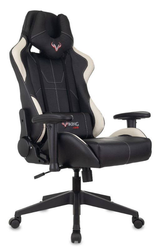 Кресло игровое Zombie VIKING 5 AERO черный/белый эко.кожа