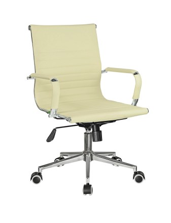 Кресло руководителя Riva Chair Hugo RCH 6002-2S Светло-бежевый