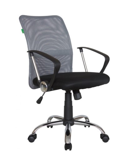 Кресло офисное Riva Chair Smart m RCH 8075 Серый/Черный