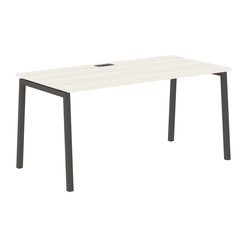 Стол прямой ELST 1580 Ясень Траун/Мокко 1560х800х750 EDIS