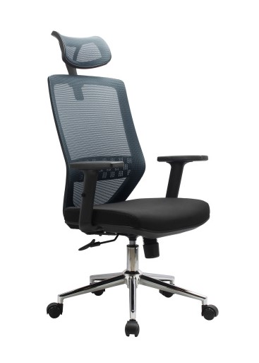 Кресло руководителя Riva Chair Alt RCH 833H Серый/Черный
