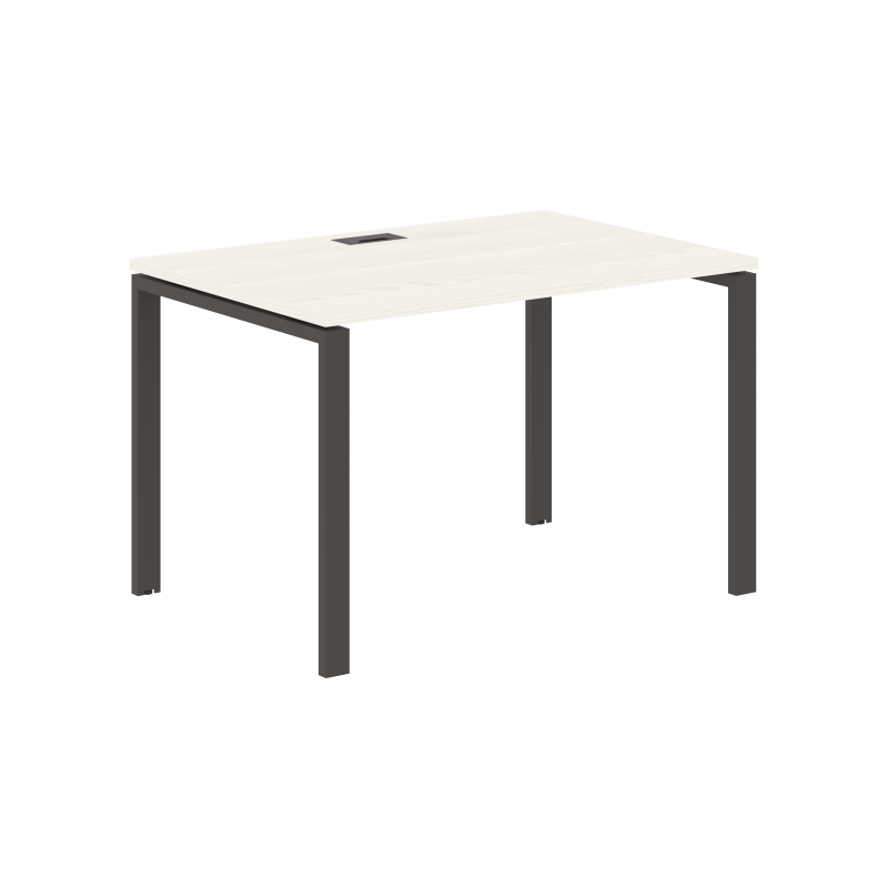 Стол прямой EUST 1180 Ясень Траун/Мокко 1160х800х750 EDIS