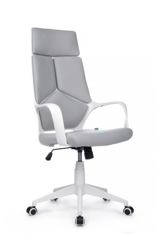 Кресло руководителя Riva Chair Iq Rv RCH 8989 Белый пластик/Светло-серый