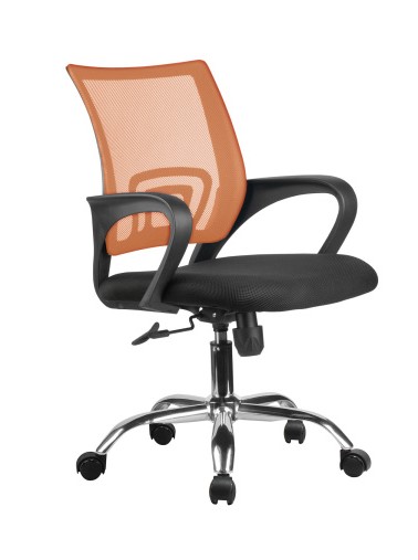 Кресло офисное Riva Chair Bon RCH 8085JE Оранжевый/Черный