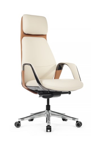 Кресло руководителя RV Design Napoli YZPN-YR020 Бежевый/Кэмел