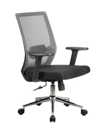 Кресло руководителя Riva Chair Fix RCH 851E Серый/Черный