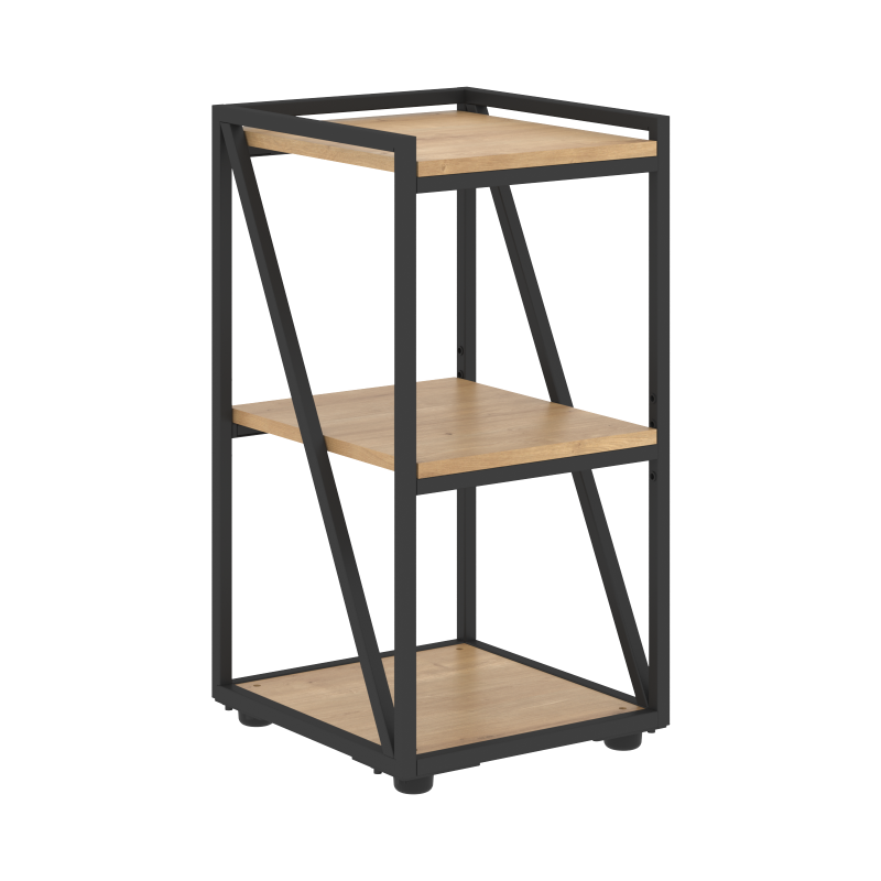 Стеллаж LMLC 40 Дуб Бофорд/Черный 400х430х781 LOFTIS