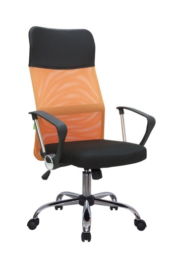 Кресло руководителя Riva Chair Smart RCH 8074 Оранжевый/Черный