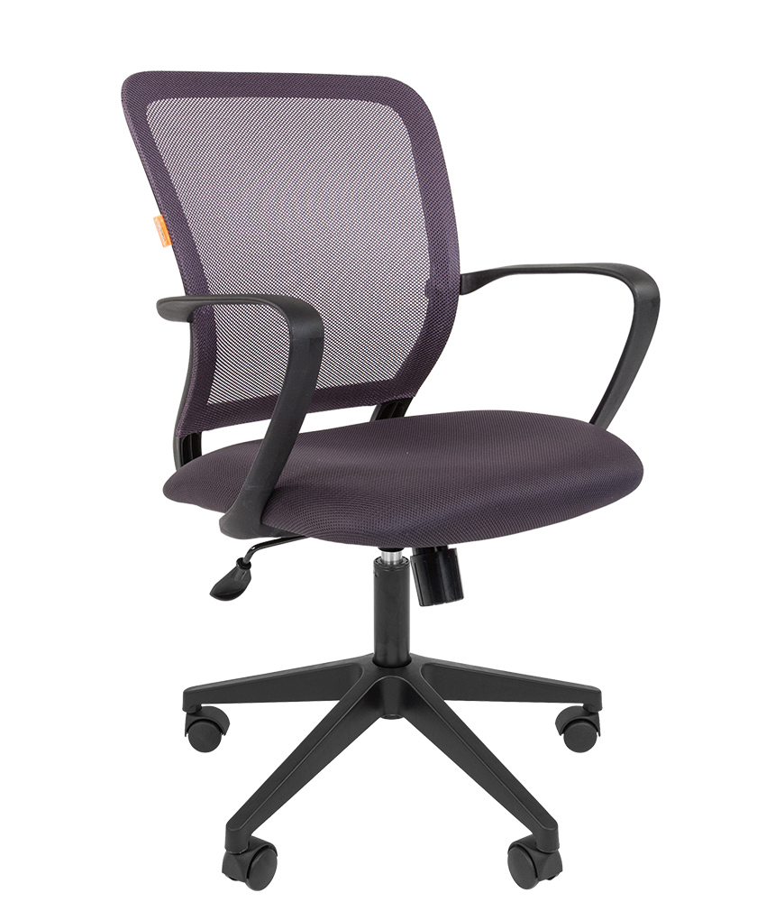 Кресло офисное Chairman 698 Сетчатый акрил TW-04 серый / Ткань TW-12 серый