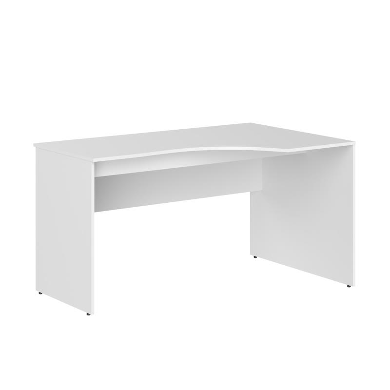 Каркас стола эргономичного SET140-1(R) Белый 1400х900х760 SIMPLE