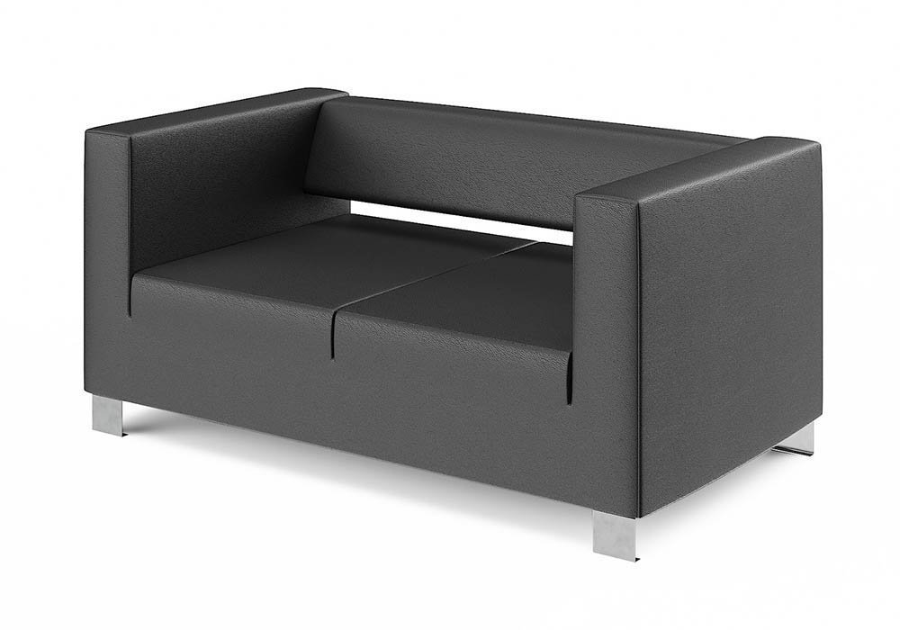 Диван двухместный Chairman Грин 1600х800х730 к/з Euroline 9100