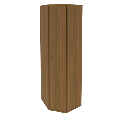 Riva Стеллаж уголовой с дверью А.СТ-1.10 Орех Гварнери 600*600*1975