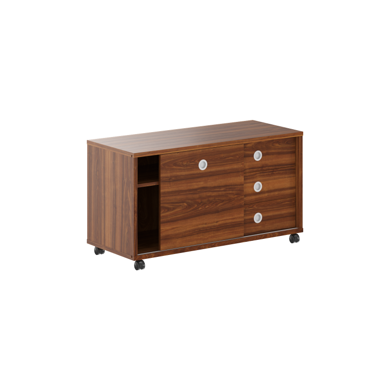 Тумба мобильная с дверью купе B 202.1A Орех Даллас 1200х500х660 BORN