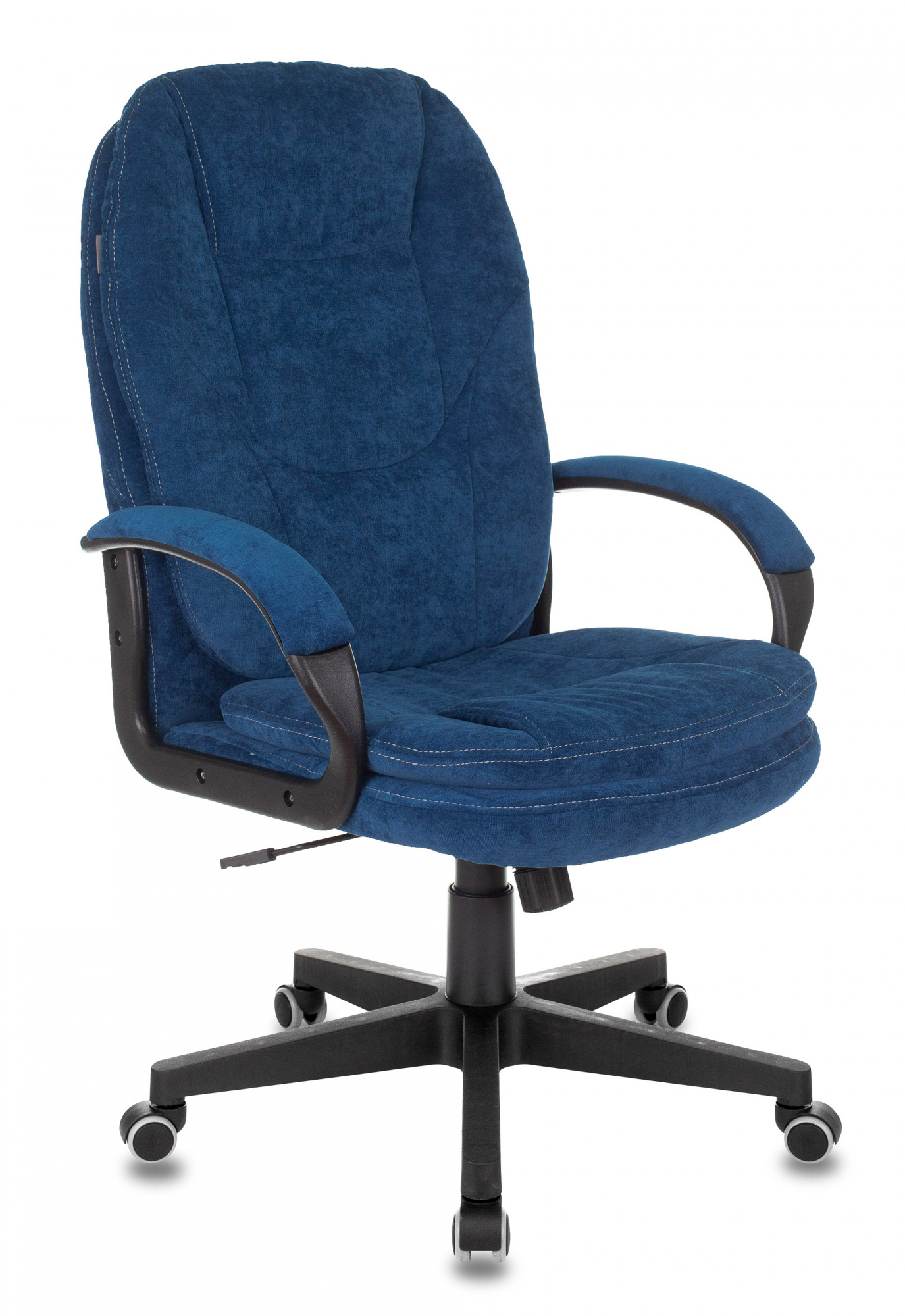 Кресло руководителя Бюрократ CH-868 N Fabric темно-синий Velvet 29