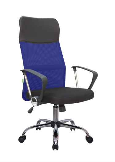 Кресло руководителя Riva Chair Smart RCH 8074 Синий/Черный