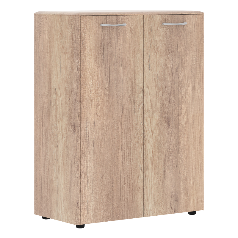 Шкаф средний с глухими дверьми и обвязкой DMC 85.1 Дуб Каньон 892х450х1185 DIONI