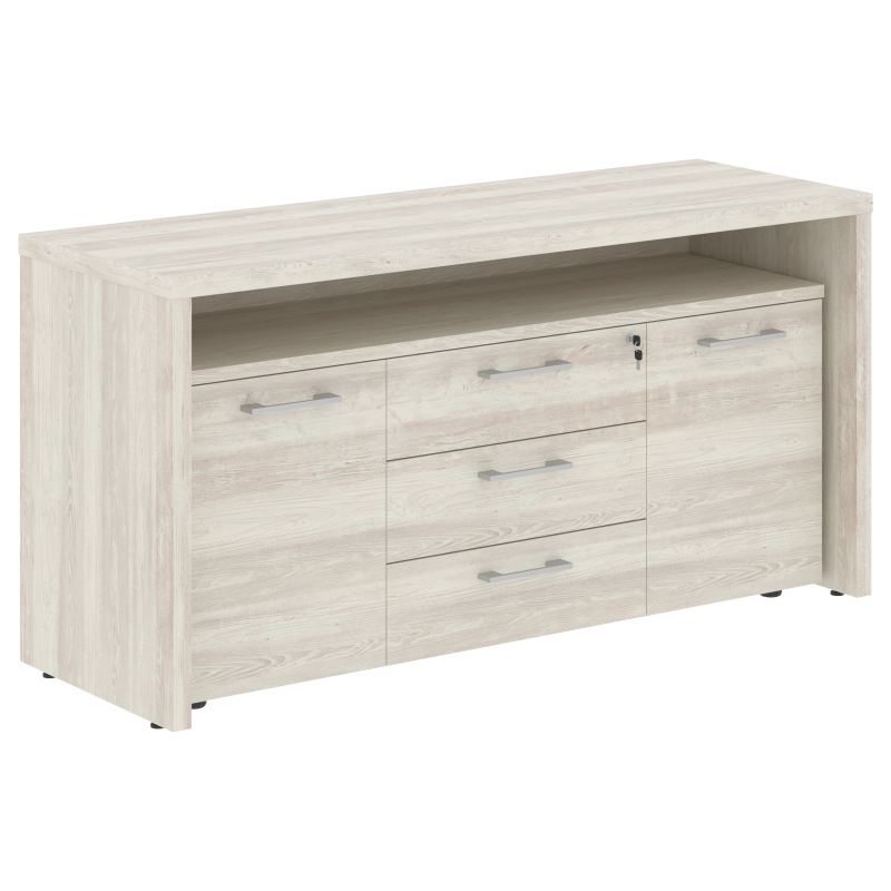 Тумба с фригобаром TTF-3D.1A Сосна Эдмонт Z 1640х550х800 TORR-Z