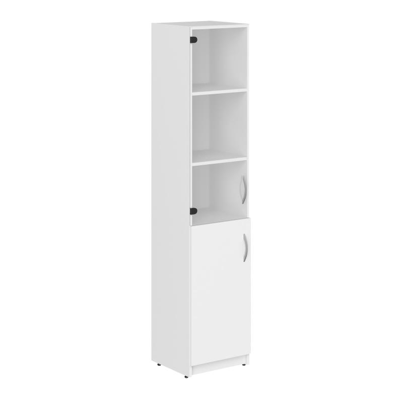 Шкаф колонка комбинированая SR-5U.2(R) Белый 386х375х1815 SIMPLE