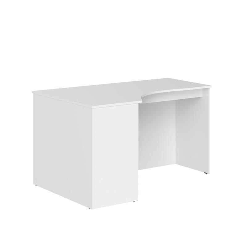 Стол эргономичный SE-1400(L) Белый 1400х900х760 SIMPLE