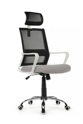 Кресло офисное Riva Chair Mint RCH 1029HW Черный/Серый