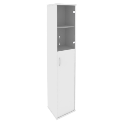 Riva Шкаф высокий узкий правый А.СУ-1.7 (R) Белый 404*365*1980