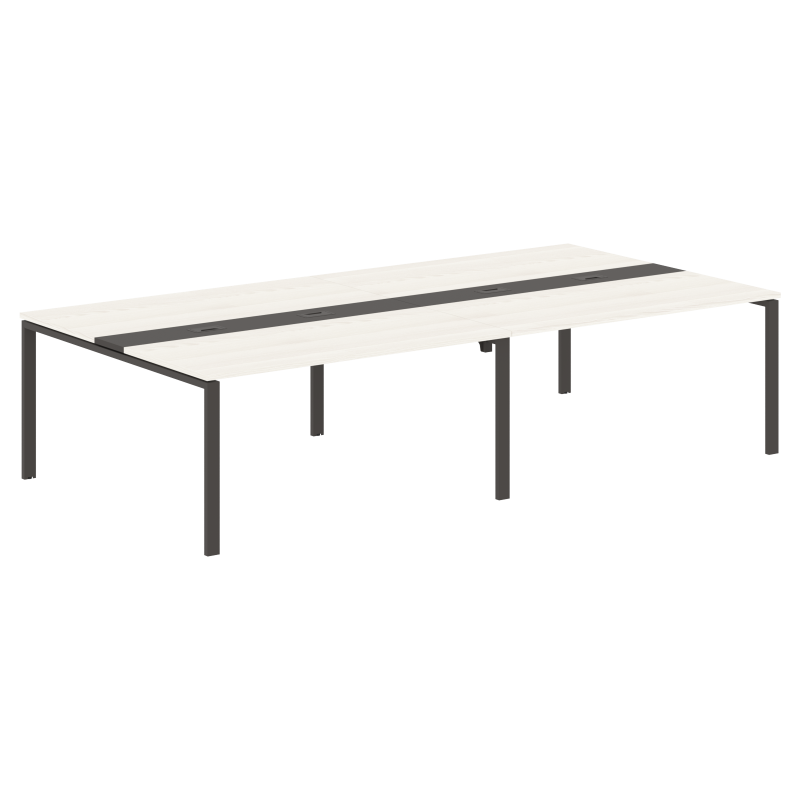 Конференц стол EUCT 3116 Ясень Траун/Мокко/Мокко 3126х1606х750 EDIS