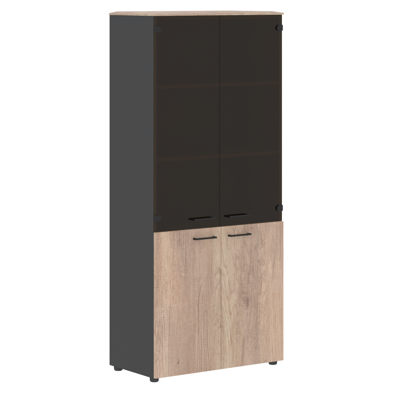 Шкаф комбинированный JHC 85.2 Дуб Каньон/Антрацит 856х452х1949 JAY