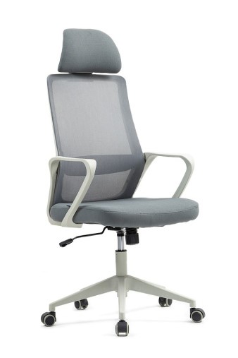 Кресло руководителя Riva Chair Point RCH 8325H Серый пластик/Темно-серый