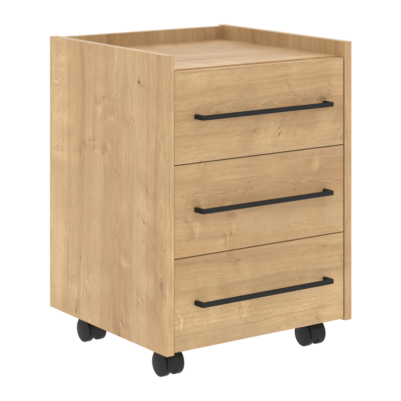Тумба мобильная LMC-3D.A Дуб Бофорд 461х445х636 LOFTIS