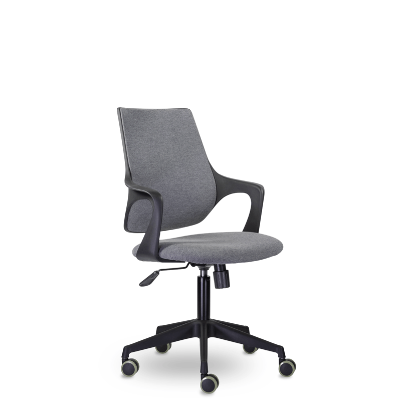 Кресло офисное М-804 Ситро/Citro blackPL Ср QH21-1325 (серый)