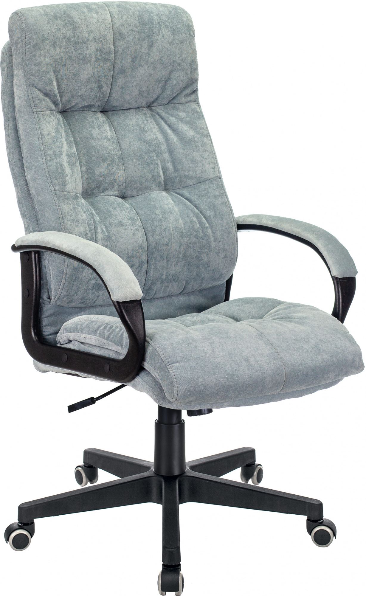 Кресло руководителя Бюрократ CH-824 Fabric серо-голубой Light-28