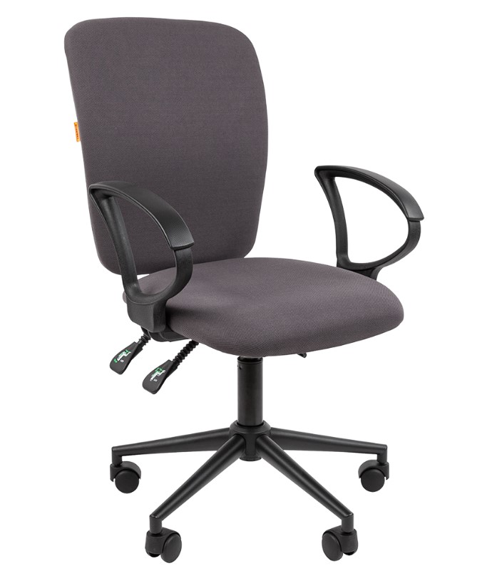 Кресло офисное Chairman 9801 BLACK Ткань Т-13 серый