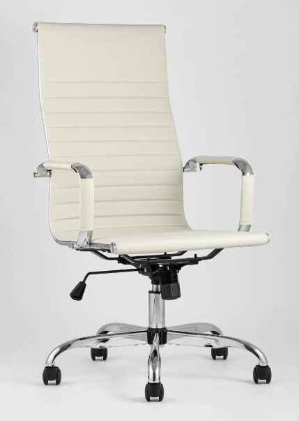 Кресло руководителя TopChairs City, бежевое