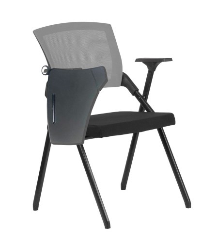 Стул офисный Riva Chair Seat M2001P с пюпитром Серый/Черный