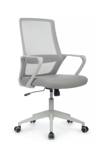 Кресло офисное Riva Chair Point RCH 8325M Серый пластик/Светло-серый