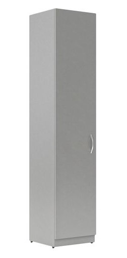Шкаф колонка с глухой дверью SR-5U.1(R) Серый 386х375х1815 SIMPLE