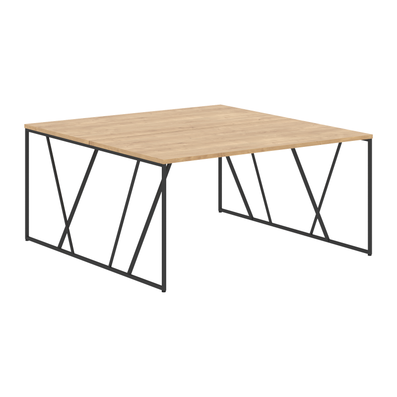 Стол LWST 1516 Дуб Бофорд/Черный 1560х1606х750 LOFTIS