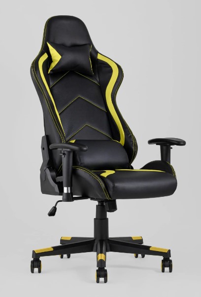 Кресло игровое TopChairs Cayenne желтое