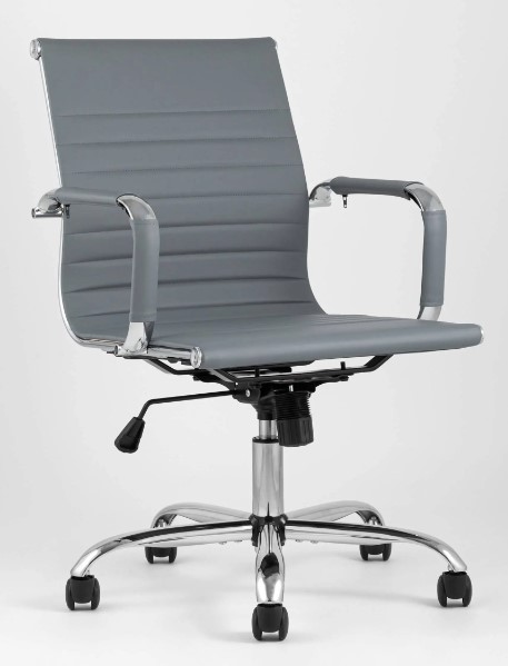 Кресло офисное TopChairs City S, серое