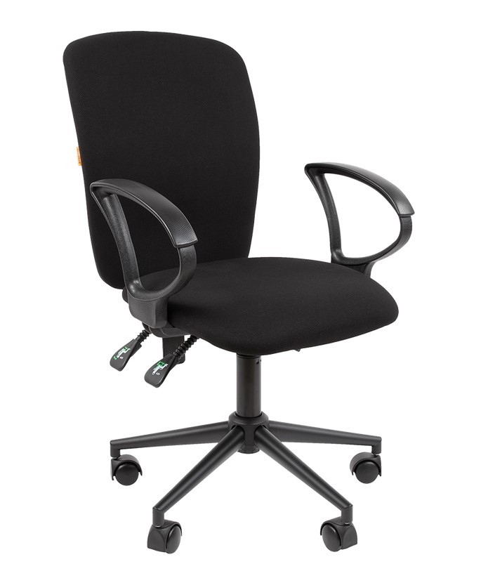 Кресло офисное Chairman 9801 BLACK Ткань Т-08 черный