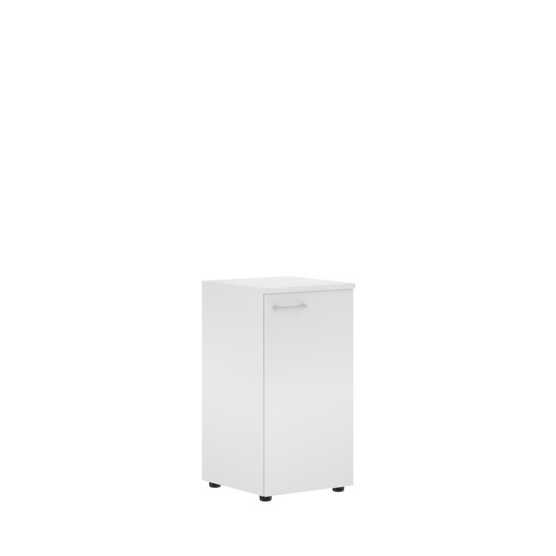 Шкаф колонка с глухой малой дверью (R) и топом XLC 42.1(R) Белый 432х432х820 XTEN