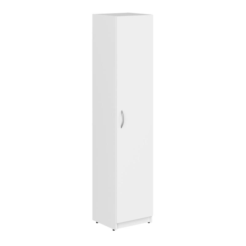Шкаф колонка с глухой дверью SR-5U.1(L) Белый 386х375х1815 SIMPLE