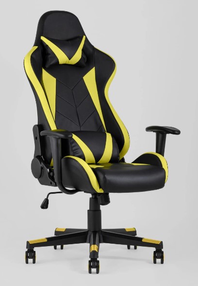 Кресло игровое TopChairs Gallardo, желтое