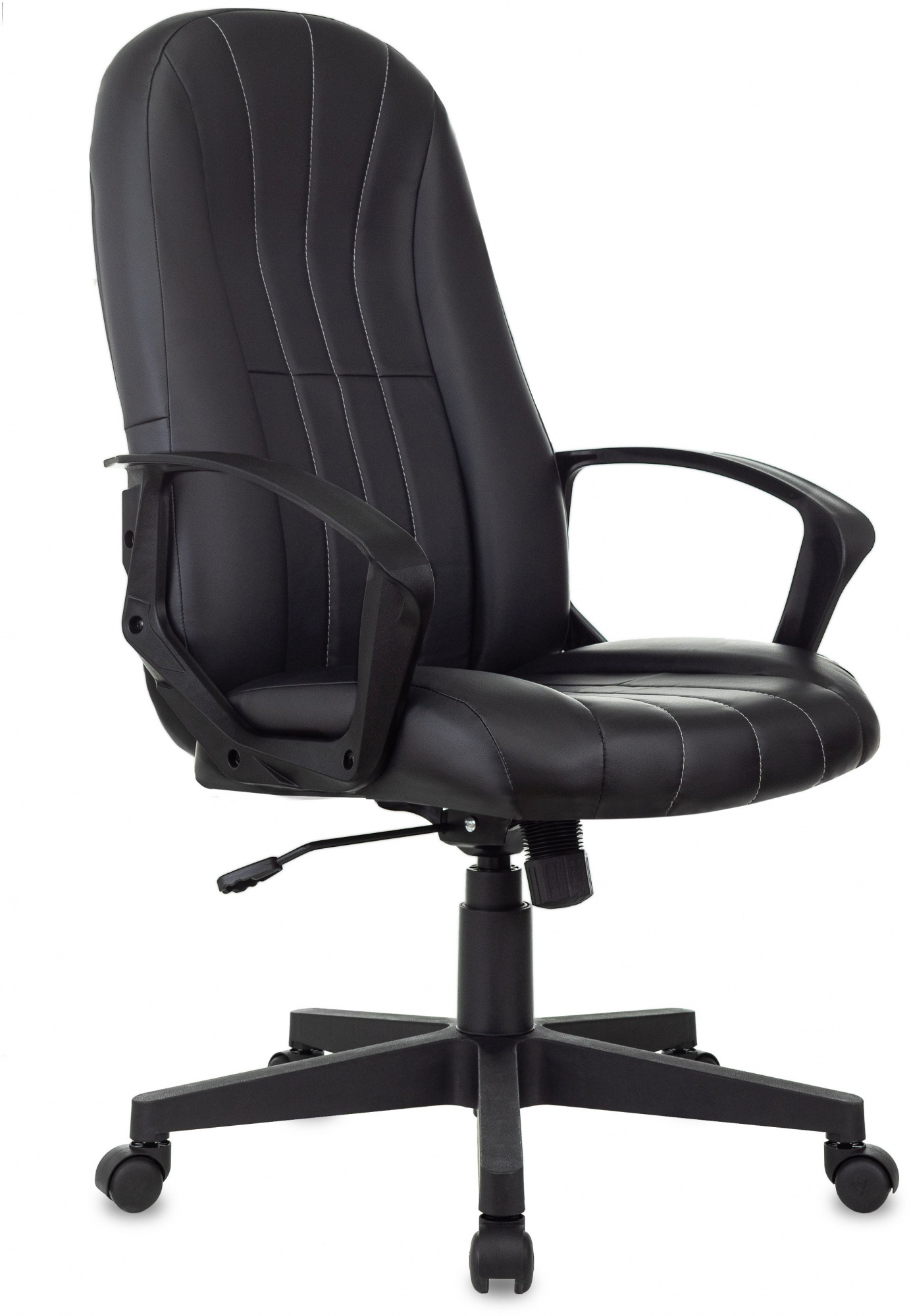 Кресло руководителя Бюрократ T-898 черный Leather Black эко.кожа