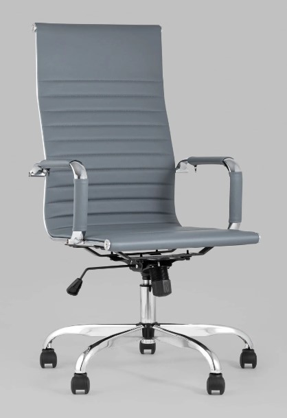 Кресло руководителя TopChairs City, серое