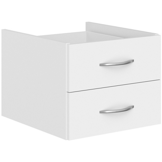 Тумба подвесная с 2-мя ящиками SC-2V.1 Белый 403х446х323 SIMPLE