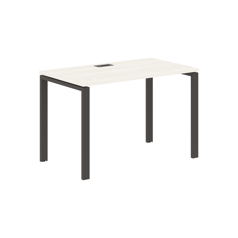 Стол прямой EUST 1167 Ясень Траун/Мокко 1160х670х750 EDIS