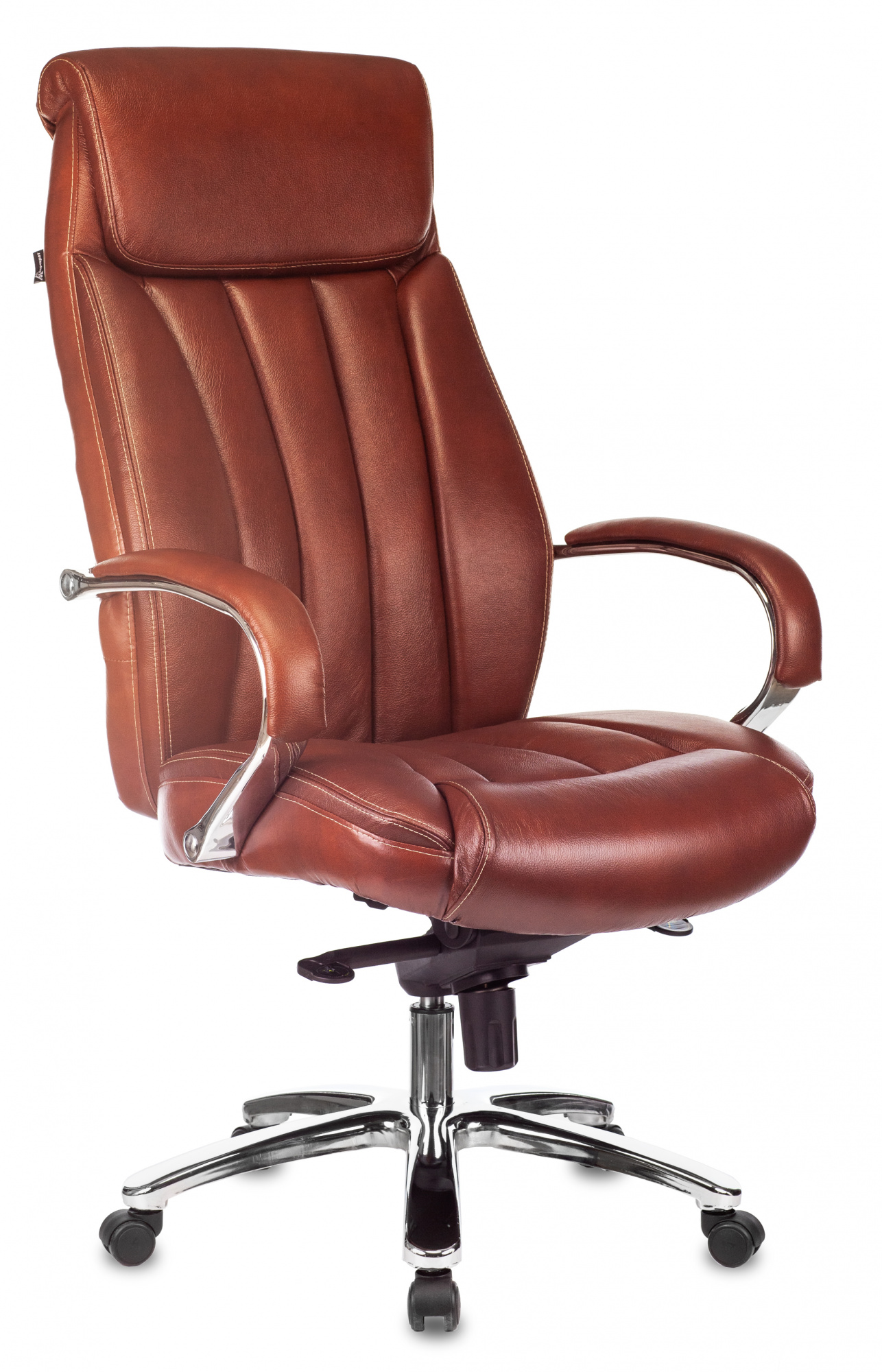 Кресло руководителя Бюрократ T-9922 SL светло-коричневый Leather Eichel кожа
