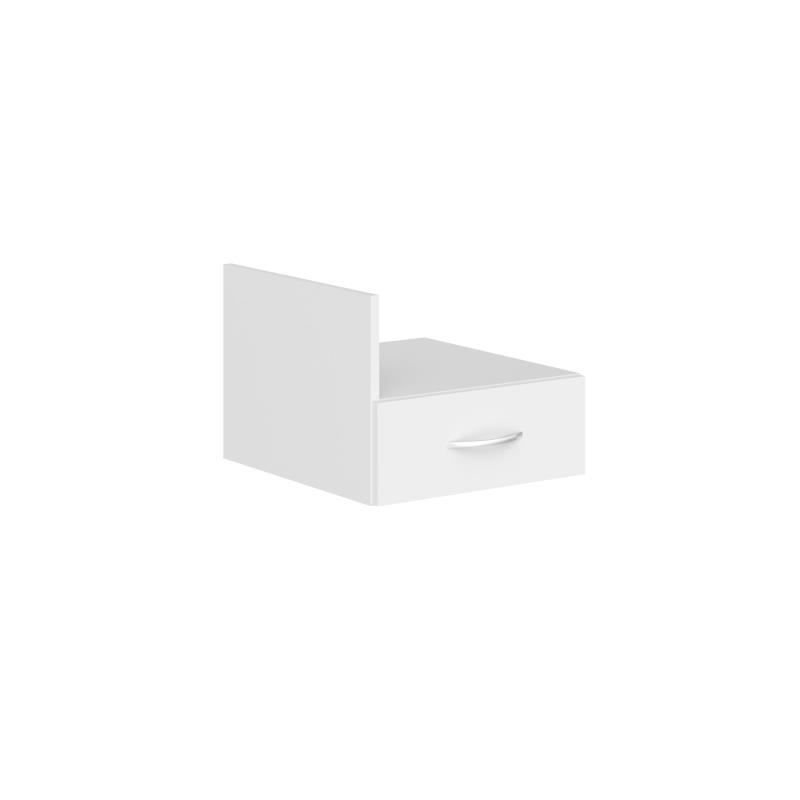 Тумба подвесная с 1-м ящ SC-1V.1 Белый 412х450х323/163 SIMPLE