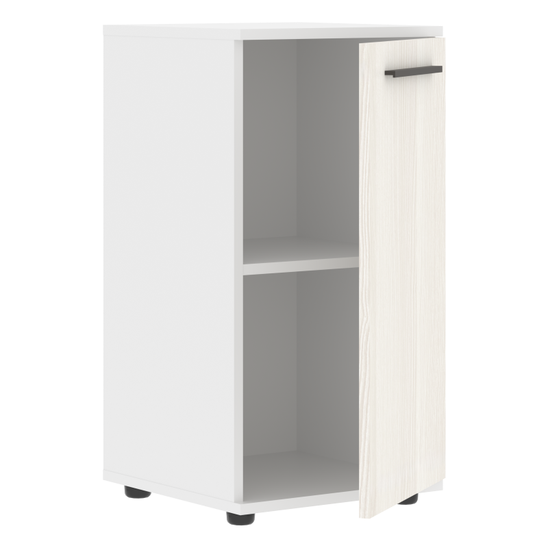 Шкаф малый узкий ELCS 42.1 Ясень Траун/Мокко/Белый 426х430х832 EDIS